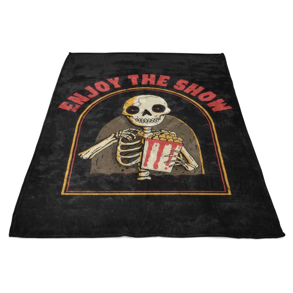 Relax and Enjoy the Show with Our Super-Soft Fleece Blanket