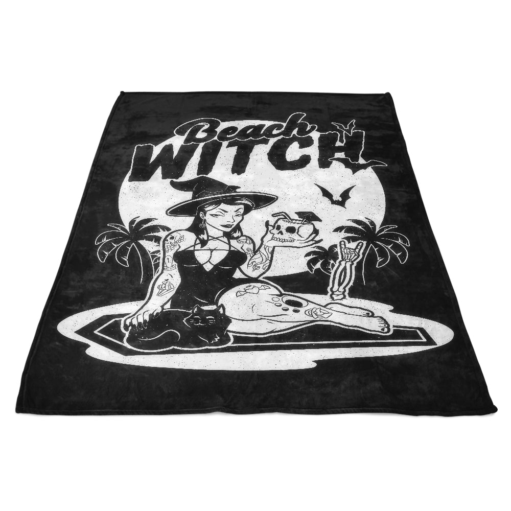 Studio Mootant's Beach Witch Themed Super Soft Fleece Blanket