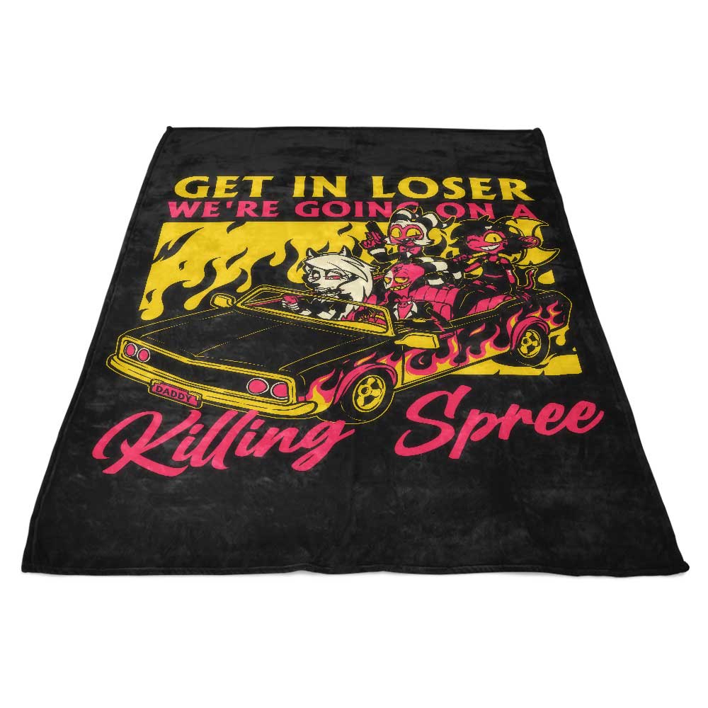 Studio Mootant's 'Killing Spree' Fleece Blanket - Cozy and Stylish