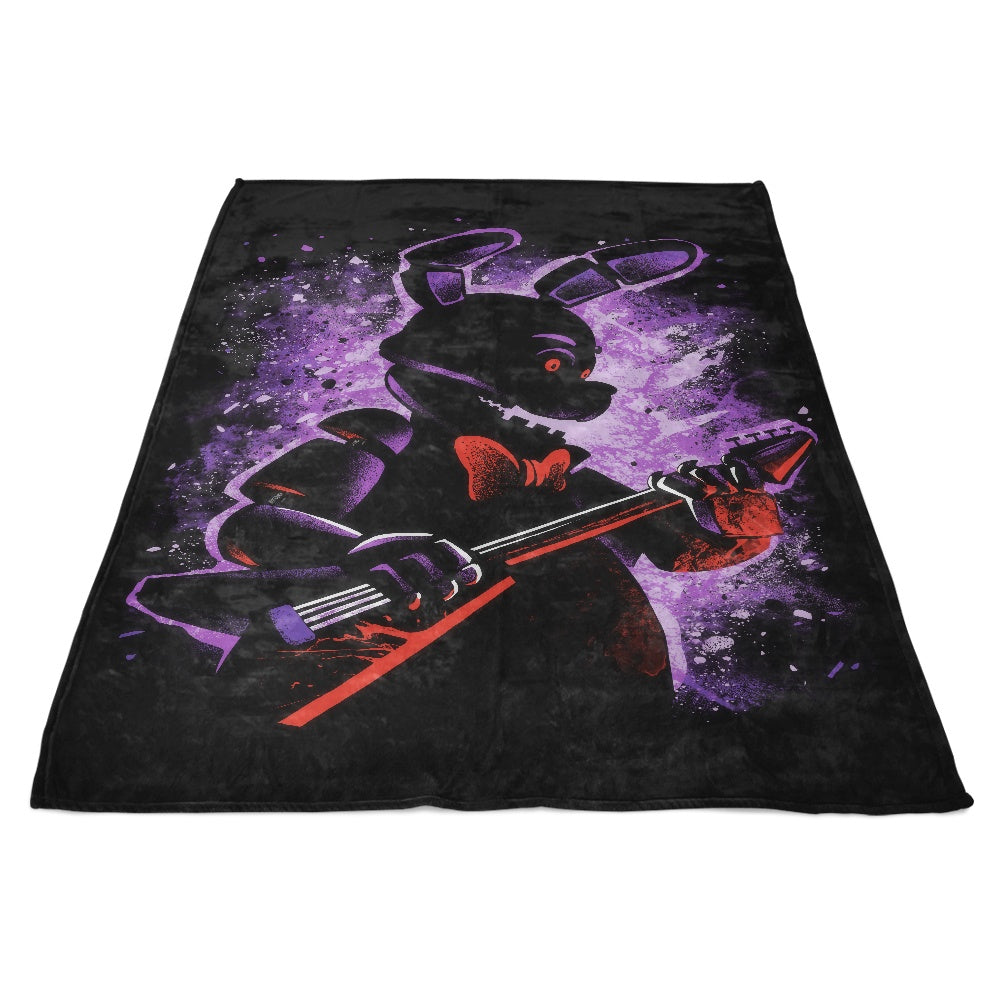 Alemaglia's Cozy Animatronic Rabbit Fleece Blanket