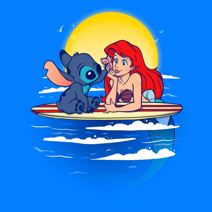 Aloha Mermaid Themed Super Soft Fleece Blanket