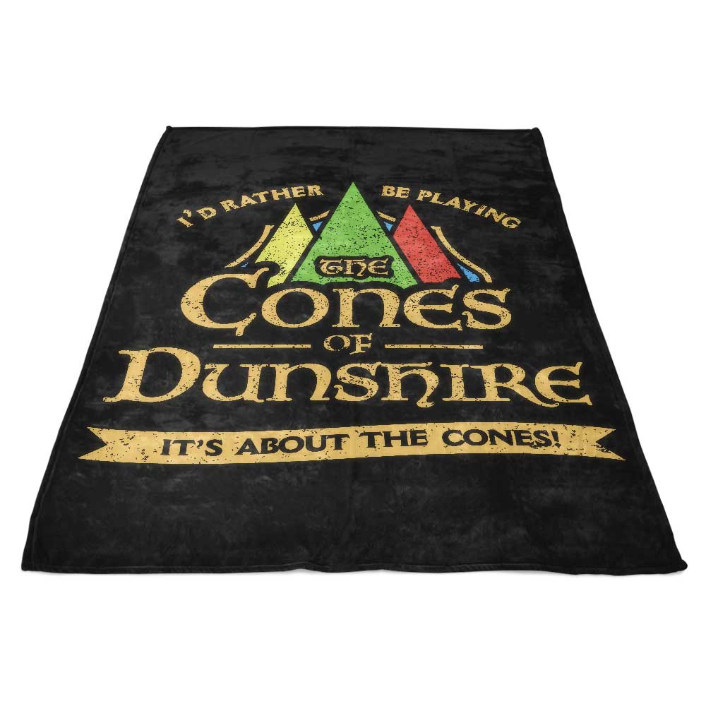It's All About the Cones - High - Quality Fleece Blanket for Comfort and Warmth