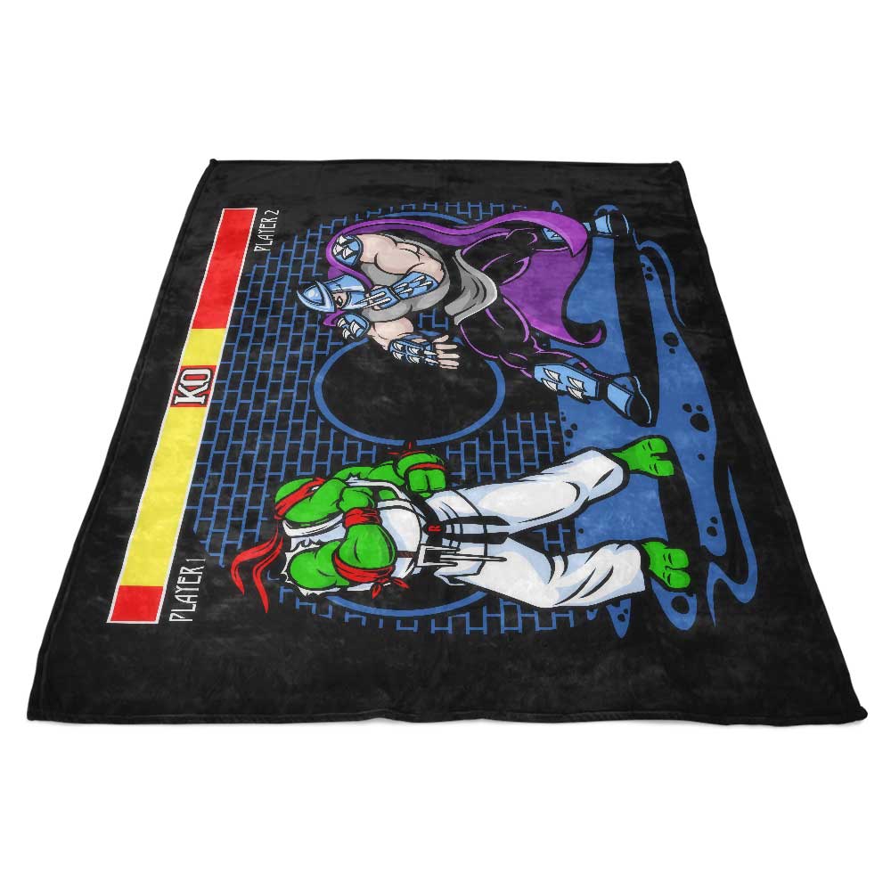 Super Soft Fleece Blanket Inspired by Sewer Fighter from Harebrained