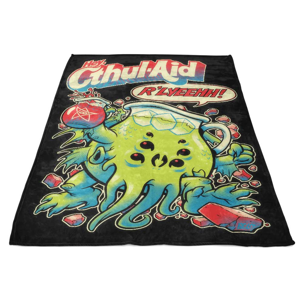 Cozy Cthul-Aid Fleece Blanket for Ultimate Comfort