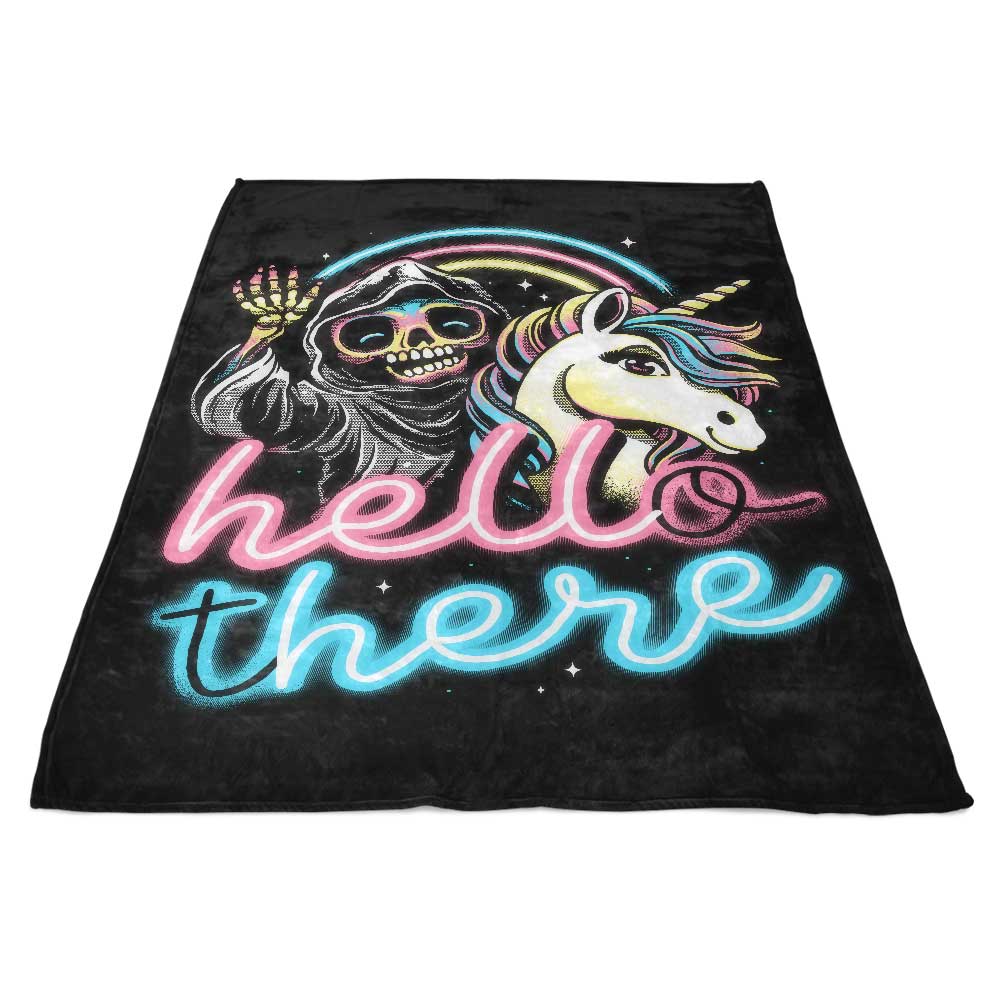 Hello There Cosy Fleece Blanket for Ultimate Comfort