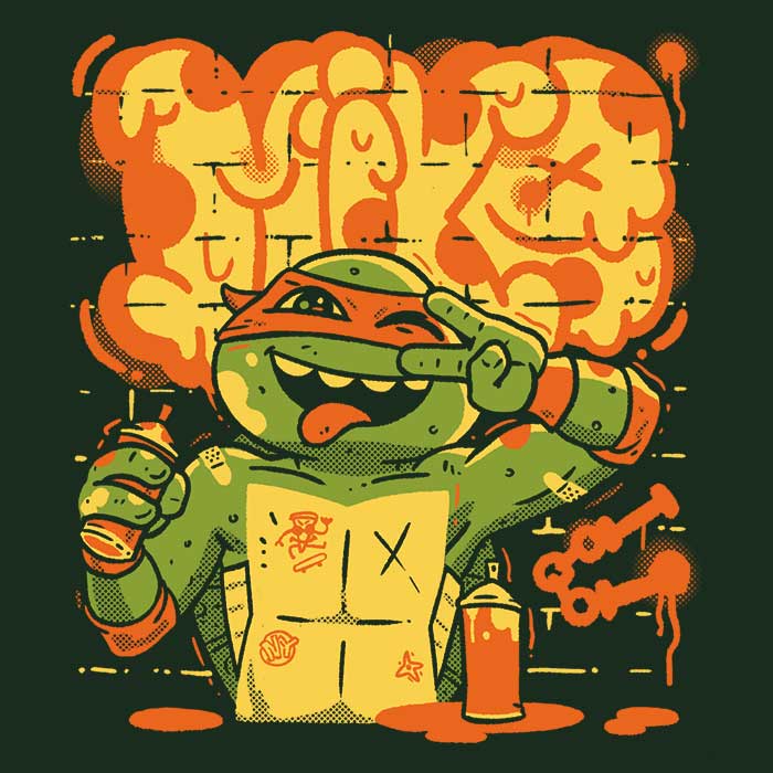 Mikey Mayhem - Cozy Polyester Fleece Blanket by Fitas Artwork