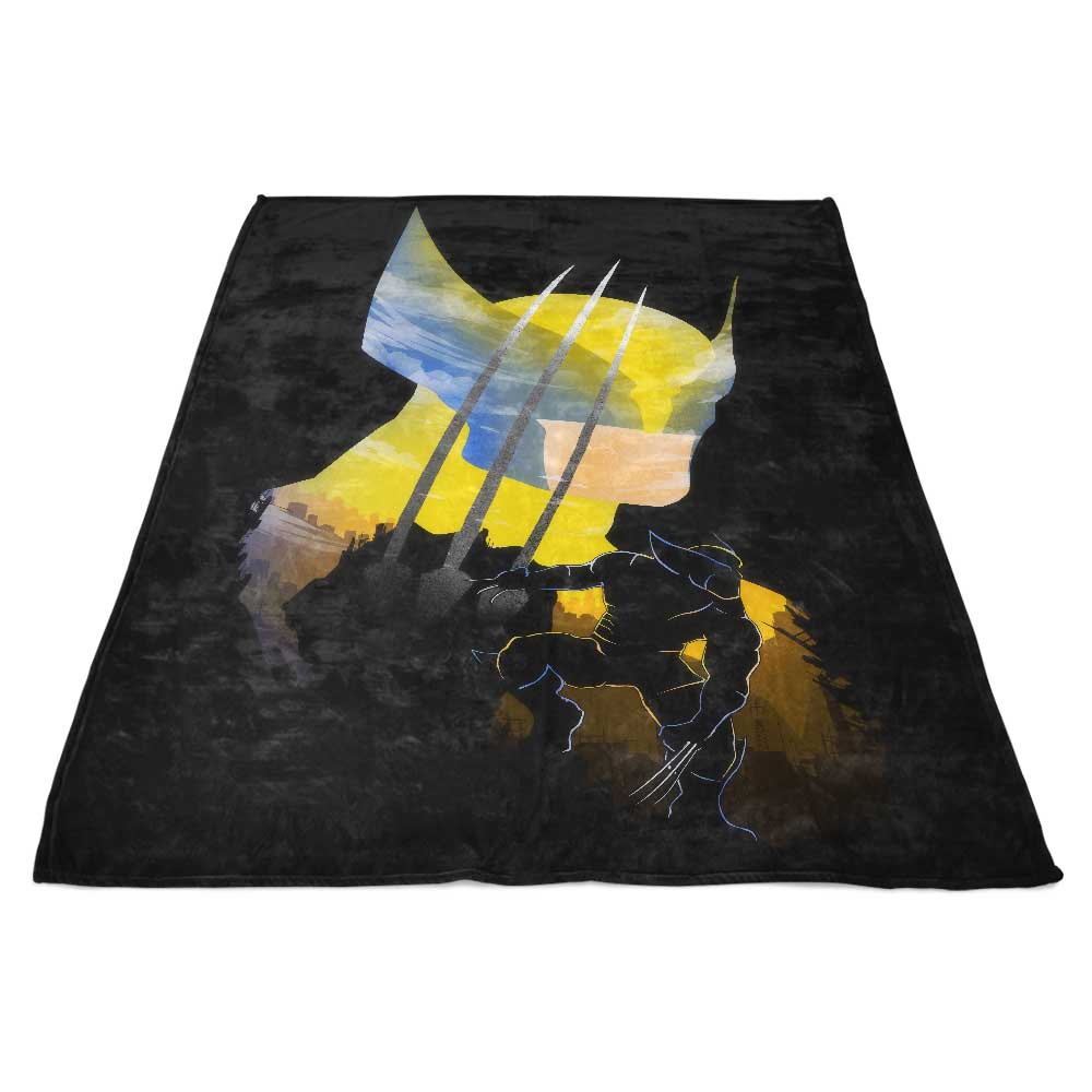 Berserker Landscape Pattern Fleece Blanket for Comfortable Use