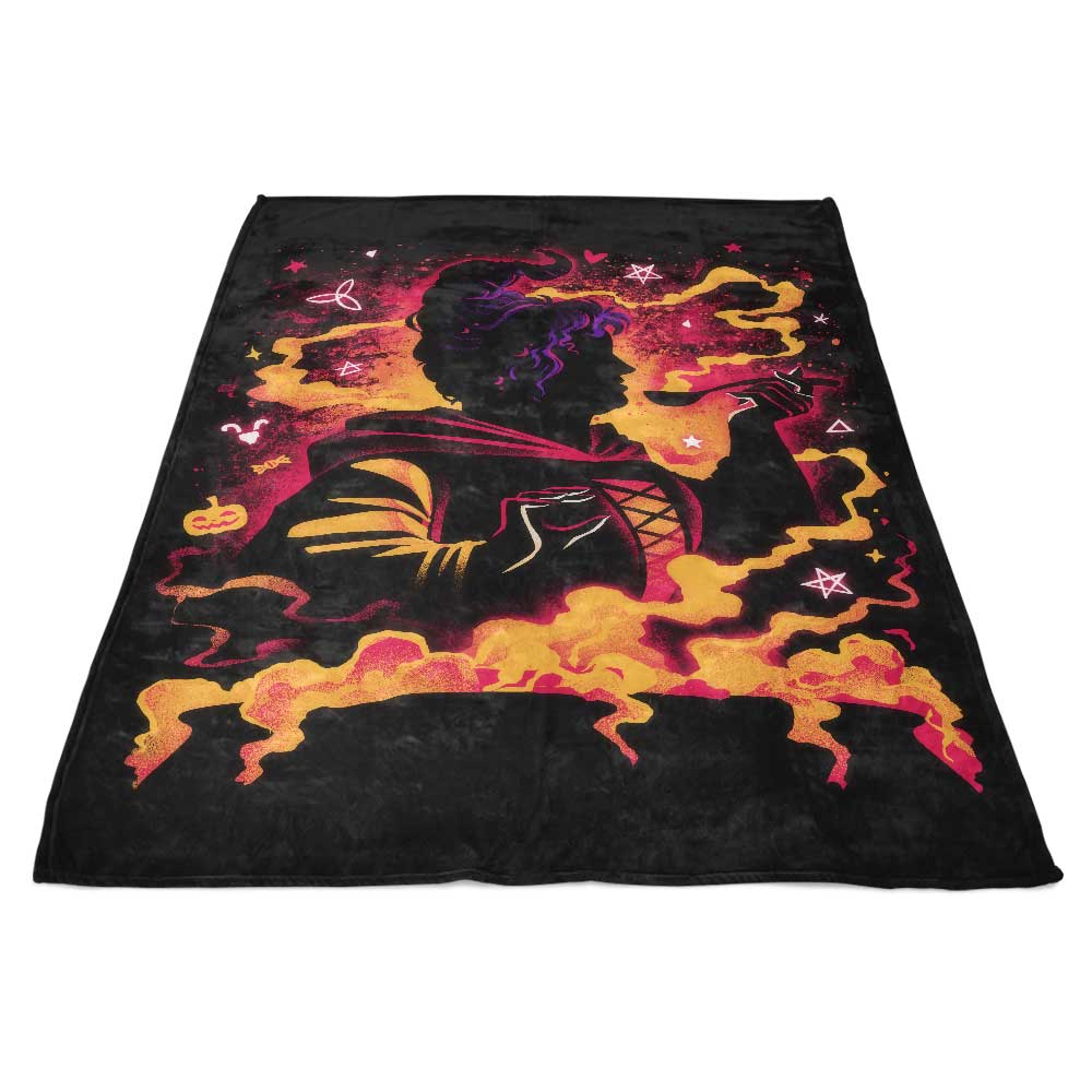 Cozy Fleece Blanket Featuring the Devouring Witch