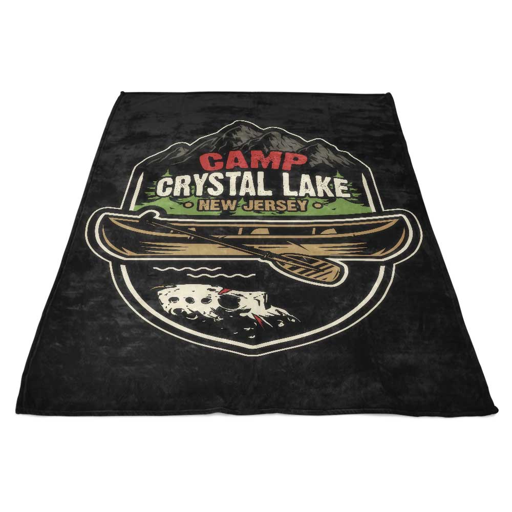 Ultra-Soft Fleece Blanket Inspired by Crystal Lake, NJ