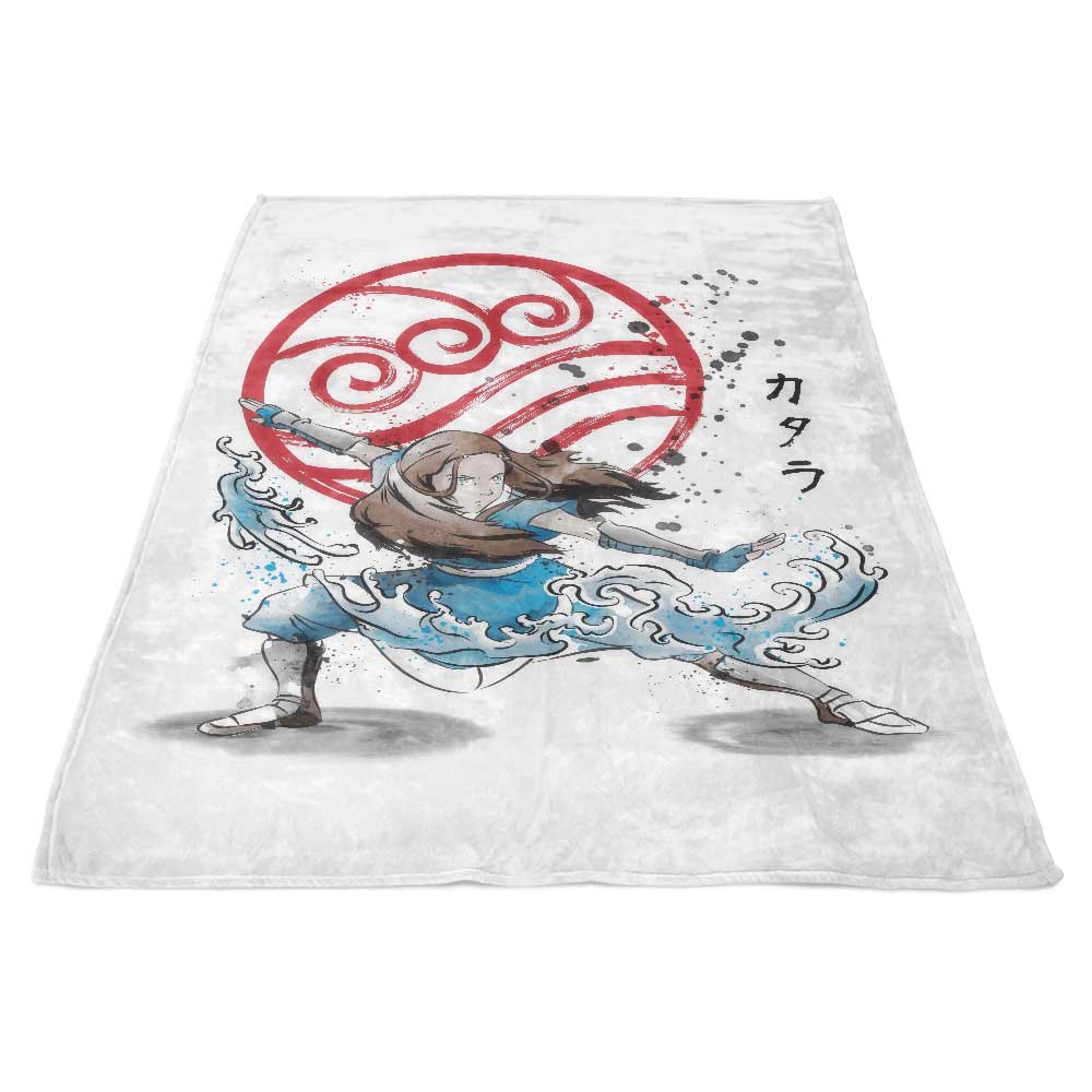 The Mighty Power of the Water Tribe - Super Soft Polyester Fleece Blanket