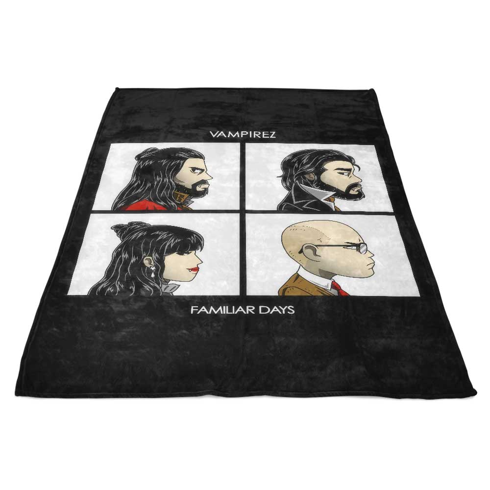 Familiar Days Cozy Polyester Fleece Blanket for Comfortable Moments