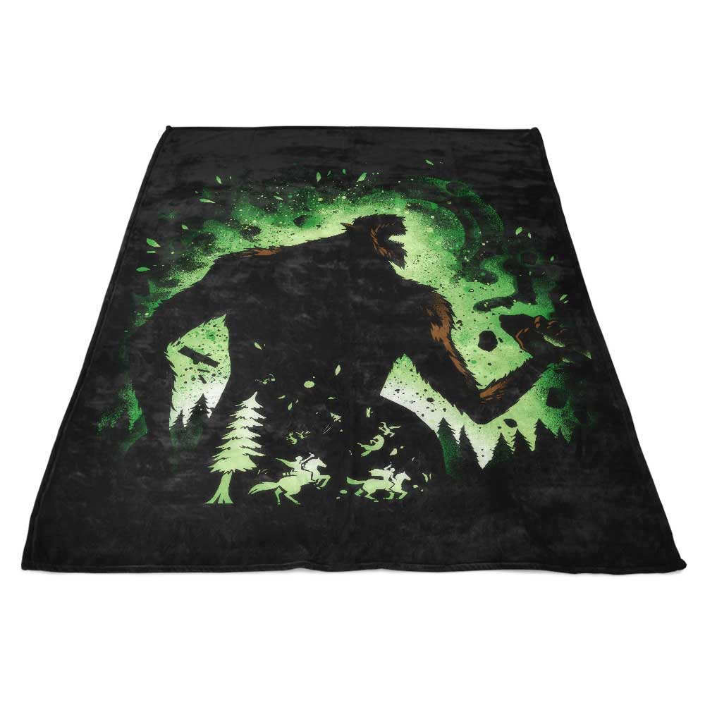 Alemaglia's Beast Titan Themed Luxury Fleece Blanket