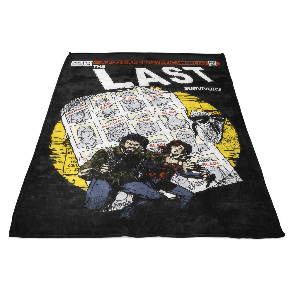 Soft and Cozy 'Days of Last Survivors' Polyester Fleece Blanket