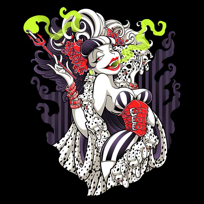 Jehsee's Cruella de Mon Themed Ultra - Soft Polyester Fleece Blanket