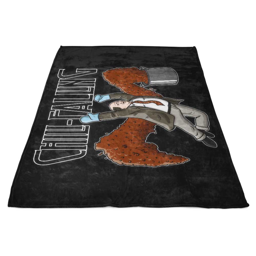 Super Soft Chili Falling Polyester Fleece Blanket