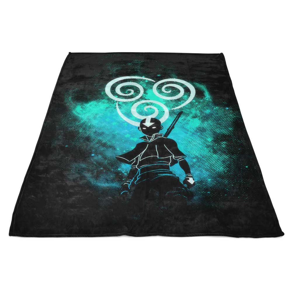 Ultra-Soft Donnie Illustrations Air Bender Art Fleece Blanket