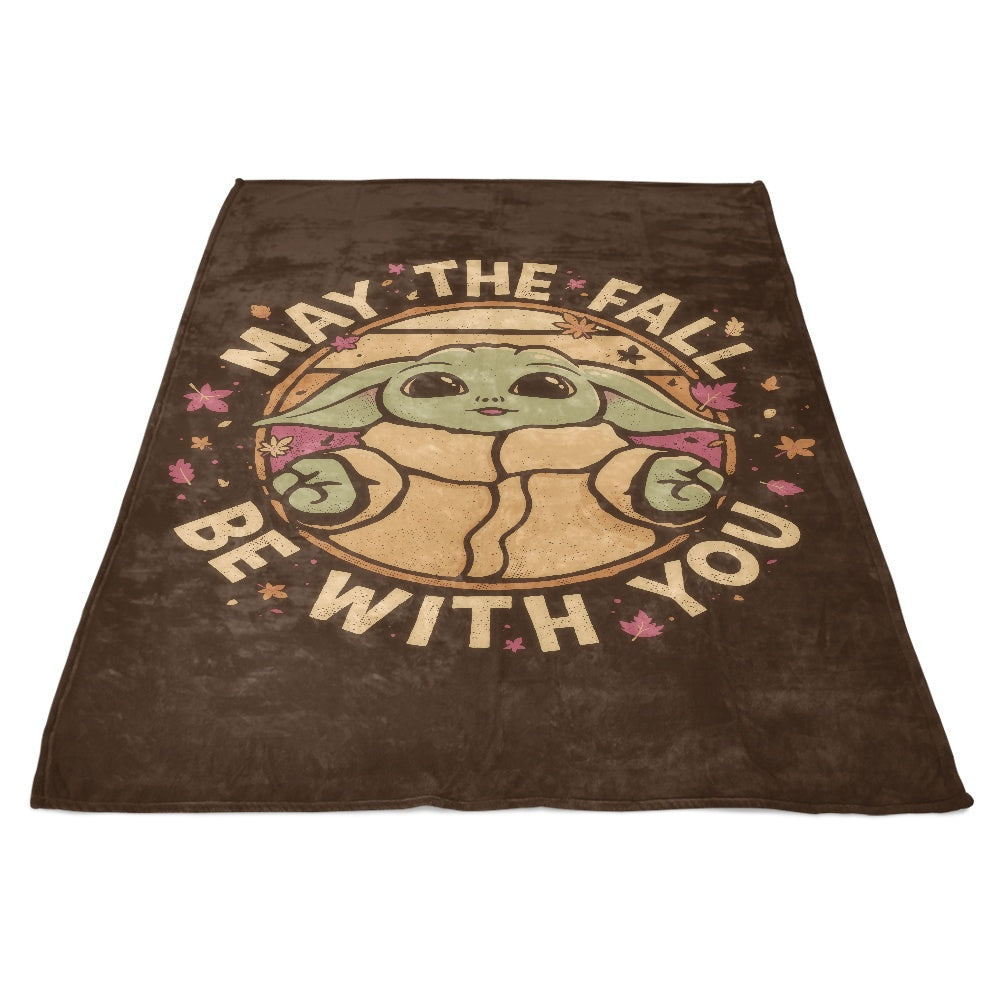 Cozy Fall-Inspired Fleece Blanket - May the Fall
