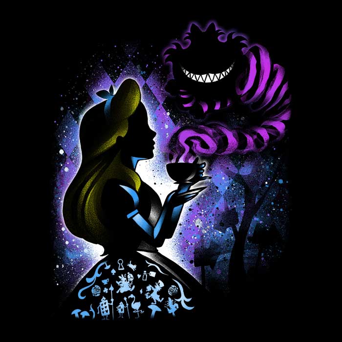 Super Soft 'We're All Mad Here' Polyester Fleece Blanket