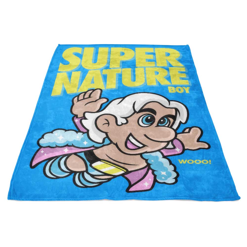 Harebrained's Super Nature Boy Soft Fleece Blanket