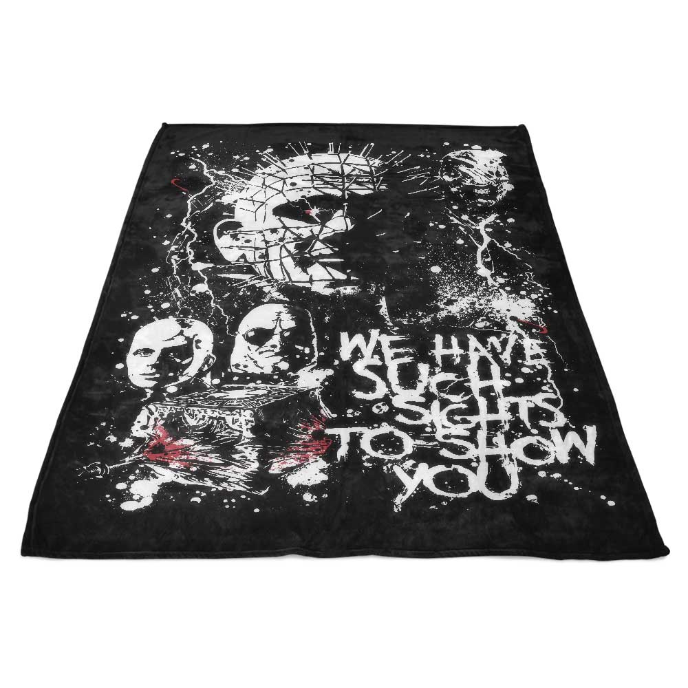 Arinesart's 'We Have Such Sights' Cosy Fleece Blanket for Ultimate Comfort