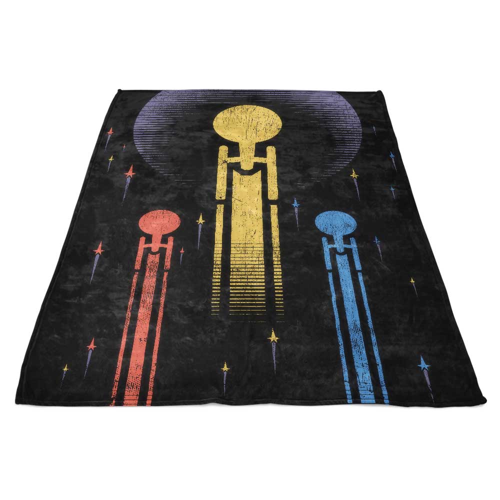 Boldly Go USA - 100% Polyester Coral Fleece Blanket for Cosy Moments
