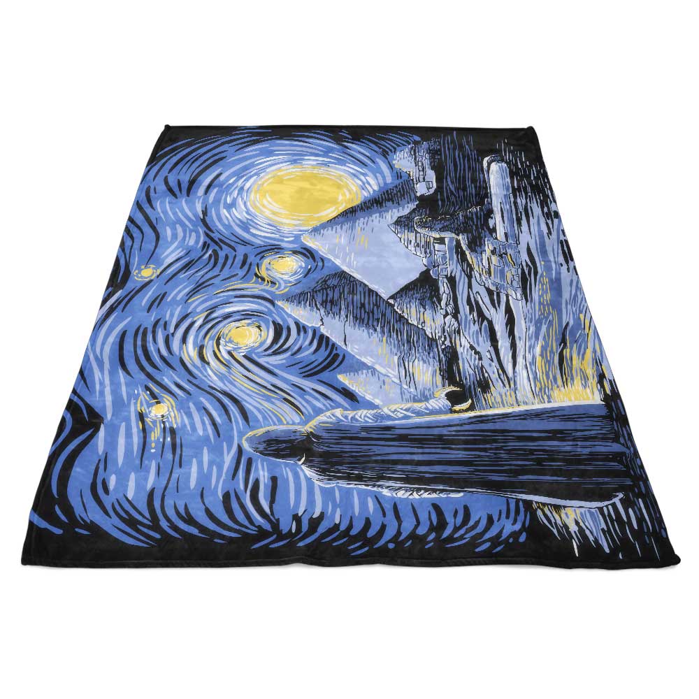 Starry Knight Cosy Fleece Blanket for Comfort and Warmth