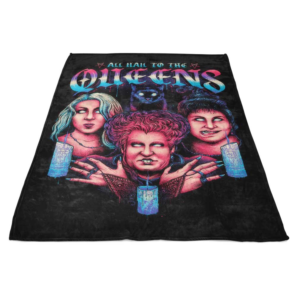 Halloween Queens - Cozy Polyester Fleece Blanket