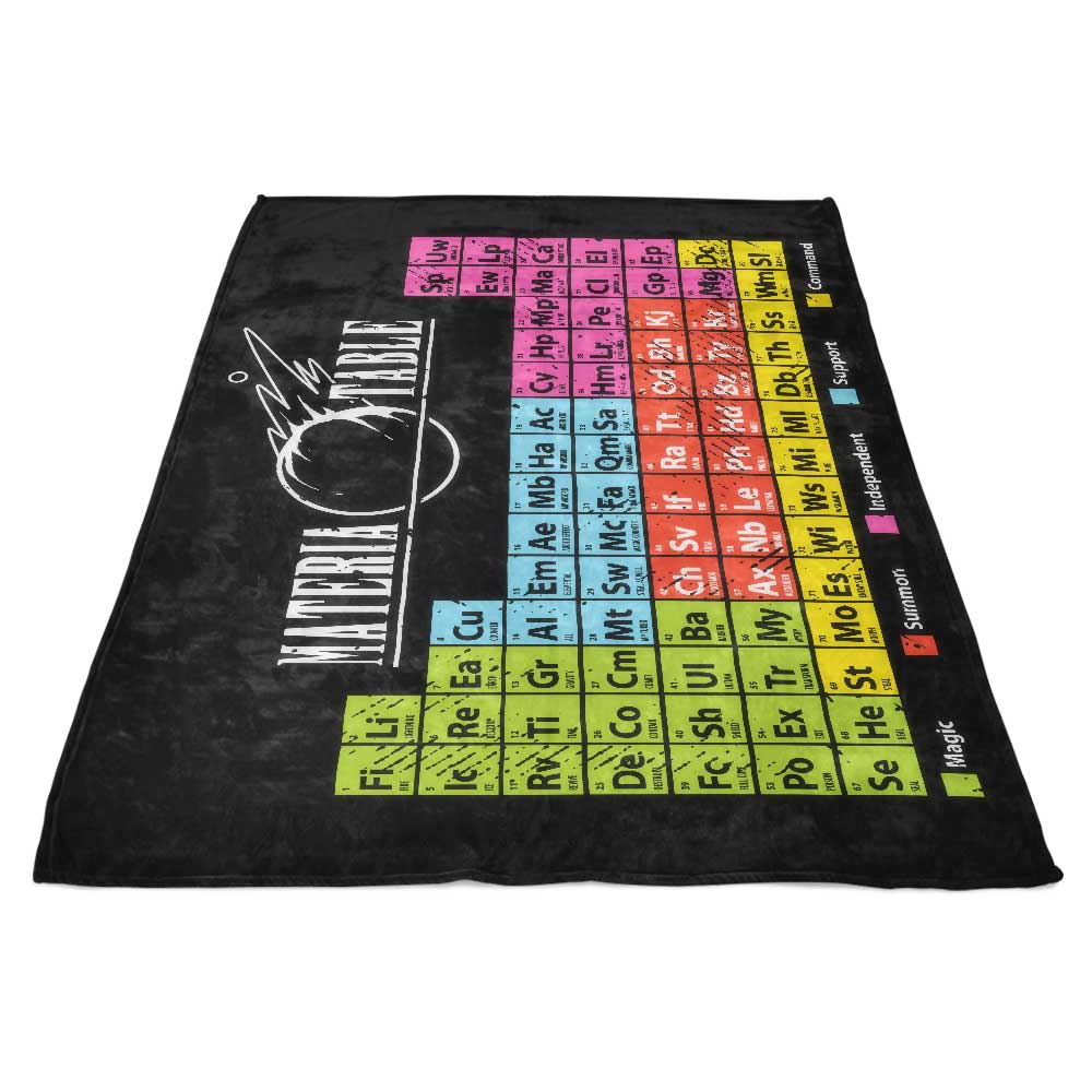 Letter Q's Cozy Fleece Materia Table Blanket