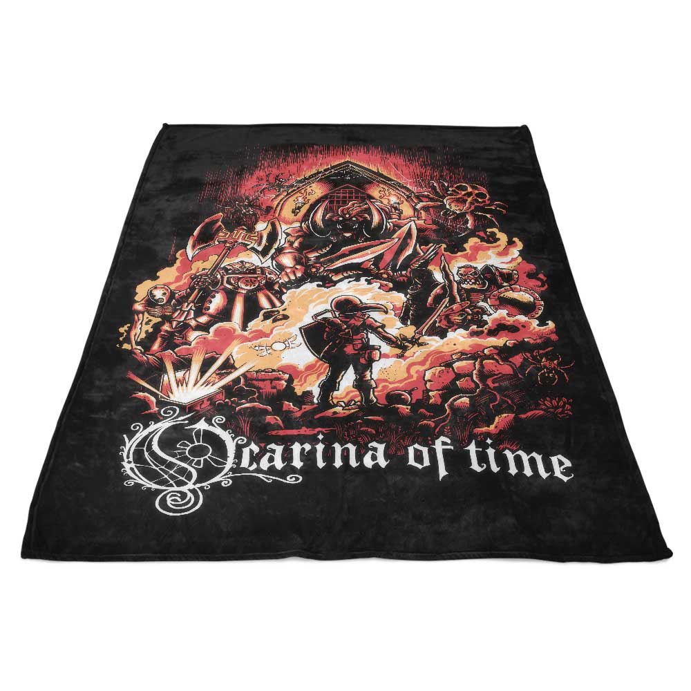 Legendary Ocarina - Soft Fleece Blanket for Cozy Moments