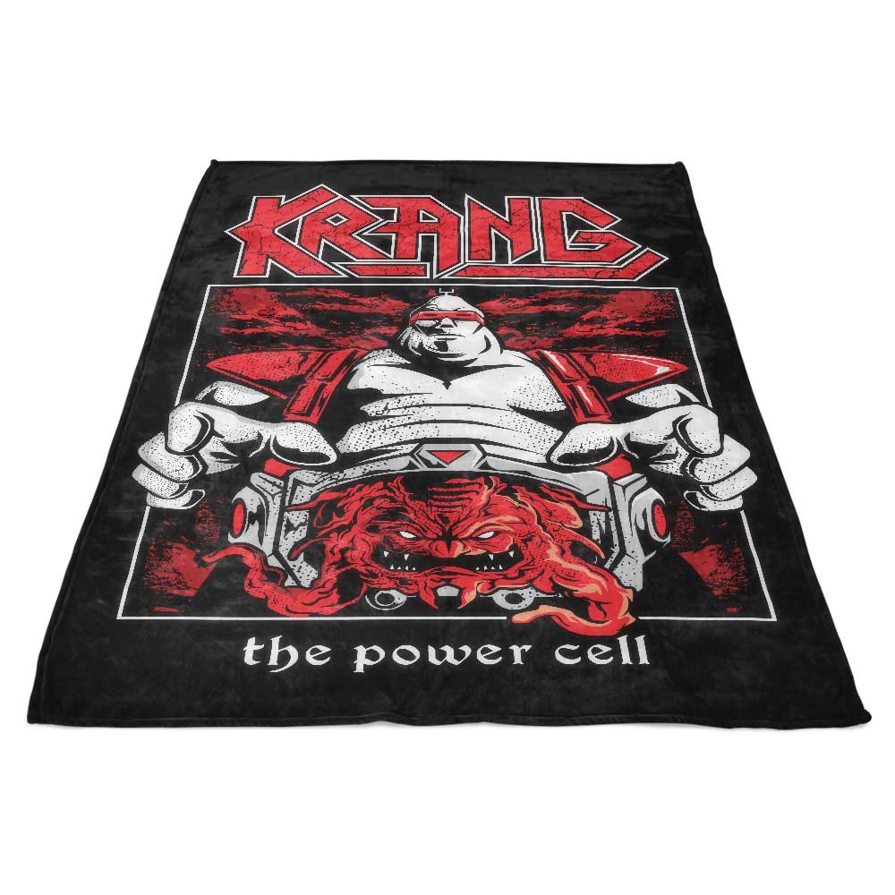 Dracula Byte's Exclusive KRANG X KREATOR Fleece Blanket for Ultimate Comfort