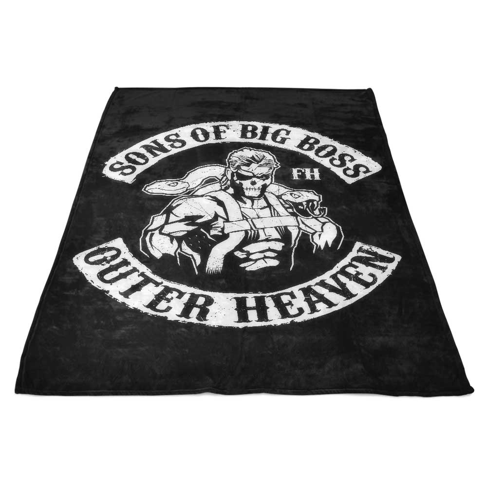 Cozy Fleece Blanket Inspired by Sons of Big Boss