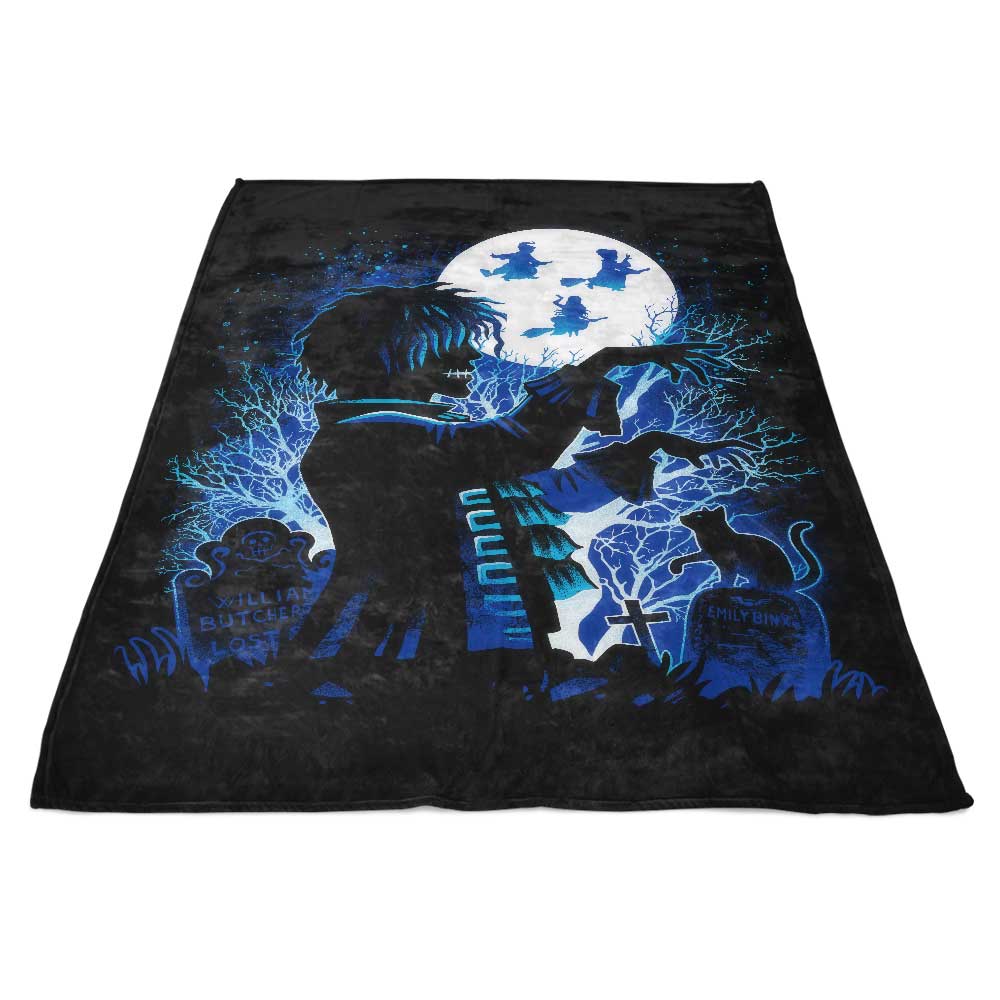 Alemaglia's Enigmatic Lost Soul Fleece Blanket