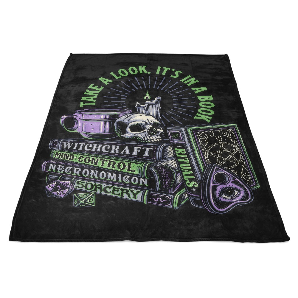 Momma Gorilla's Dark Books Ultra-Soft Fleece Blanket