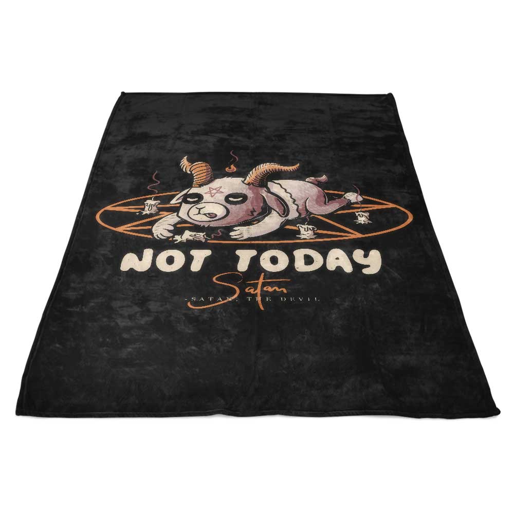 From the Devil Branded Polyester Fleece Blanket for Cozy Comfort