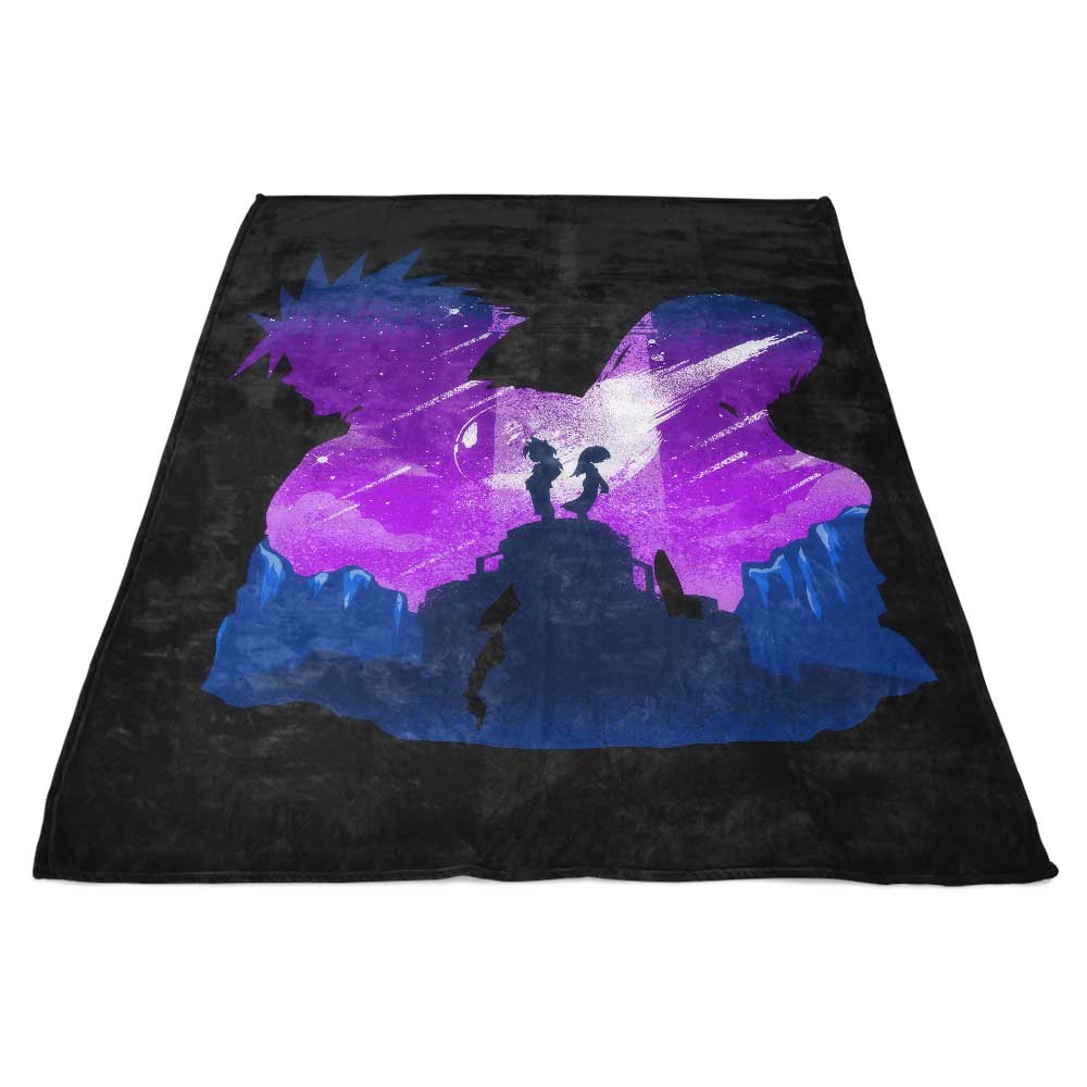 Soft and Plush 'Childhood Memories' Fleece Blanket for Cosy Moments