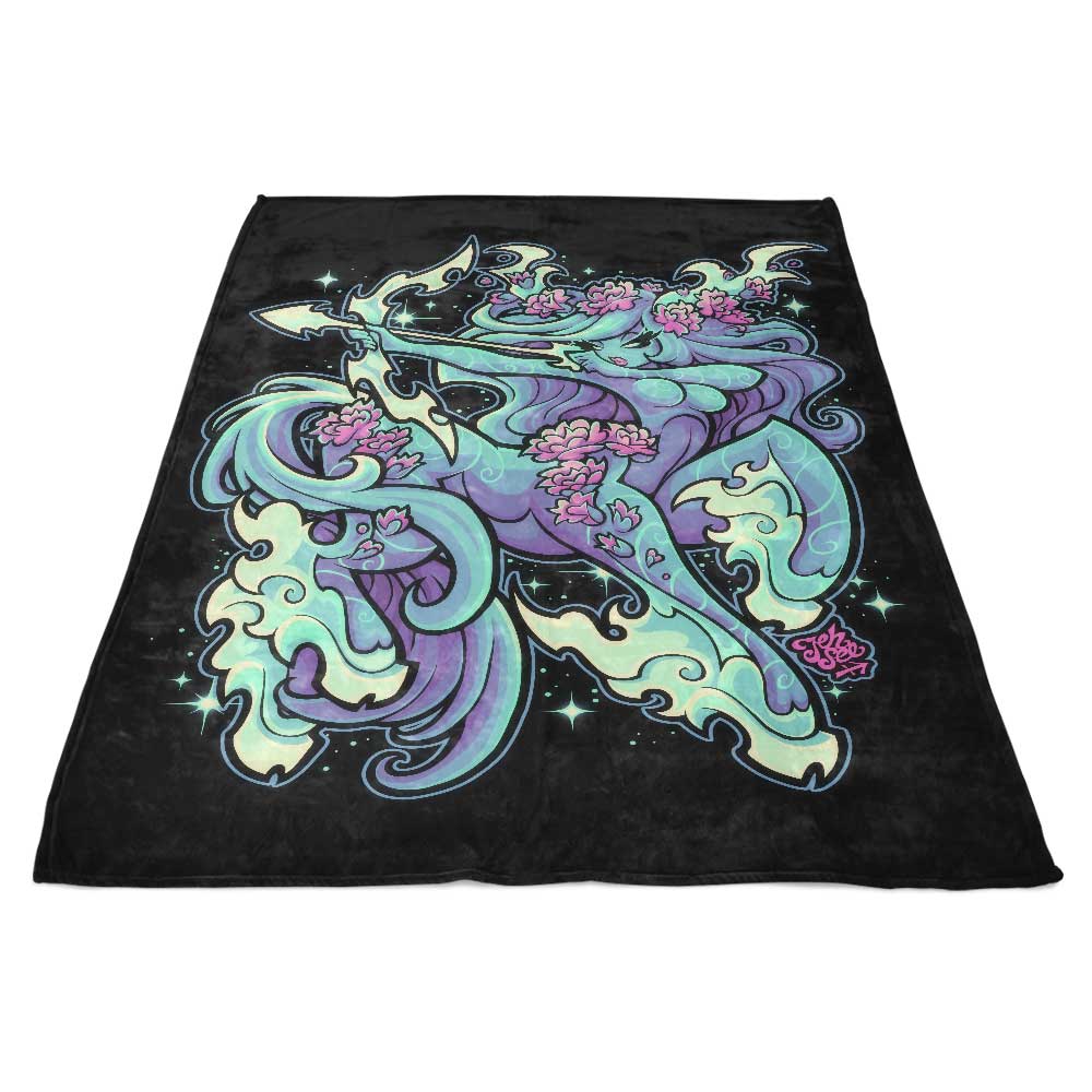 Sagittarius-themed Cozy Fleece Blanket for Comfort and Warmth