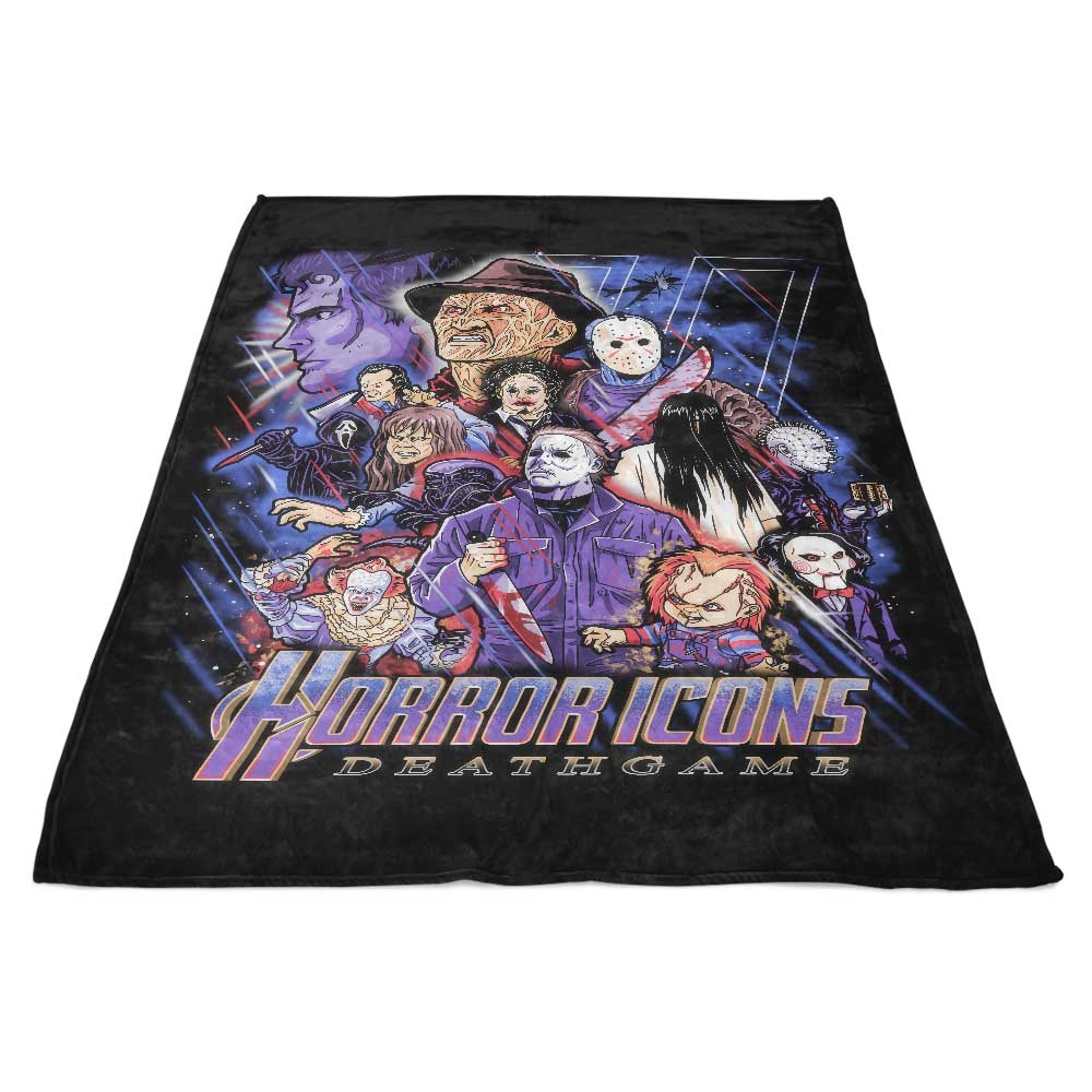 Death Game-themed Soft Fleece Blanket for Comfort