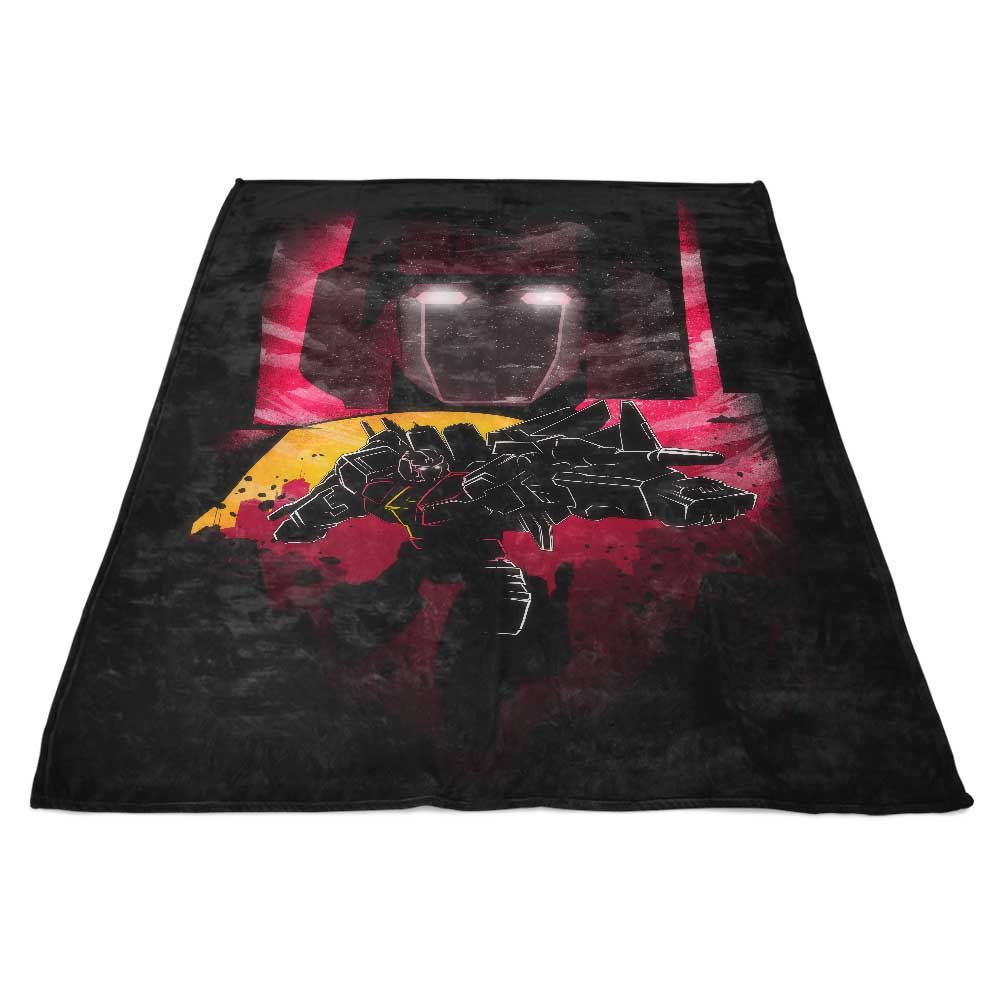 Ultra-Soft Scream Landscape Fleece Blanket by Donnie Illustrations