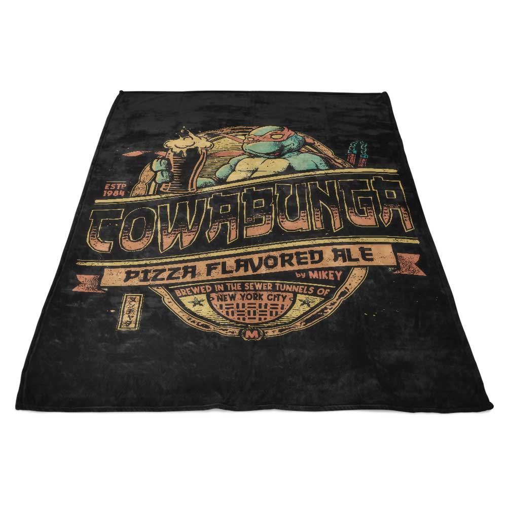 Incredible Cowabunga-themed Fleece Blanket for Ultimate Comfort