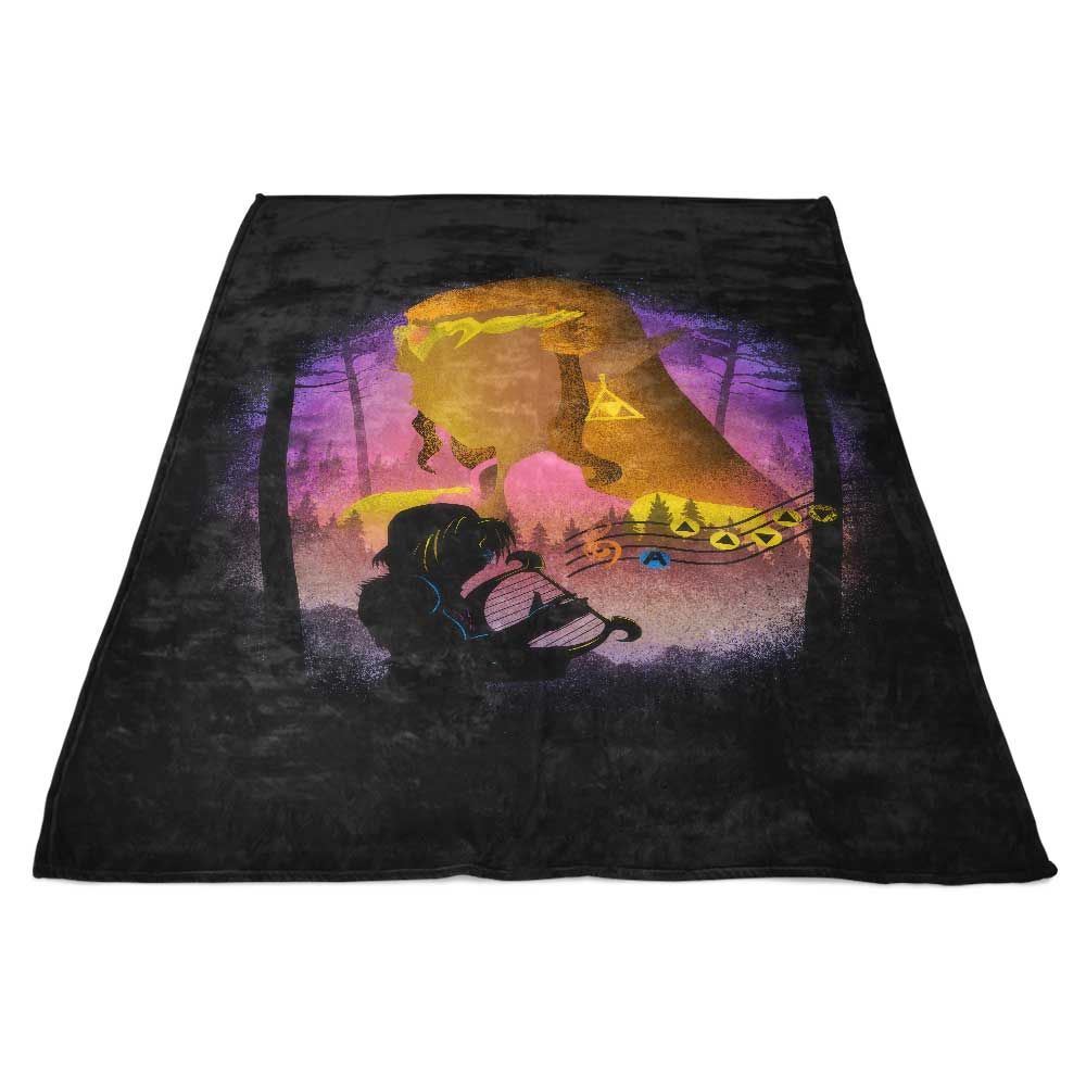 Super Soft Fleece Blanket Featuring Heroic Princess Design