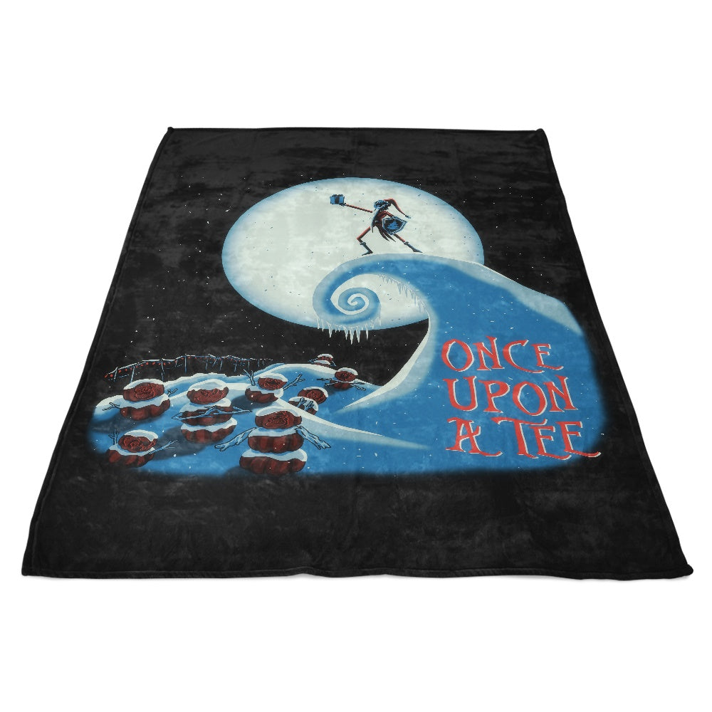 Teerion Before Christmas Cozy Fleece Blanket for a Warm Winter