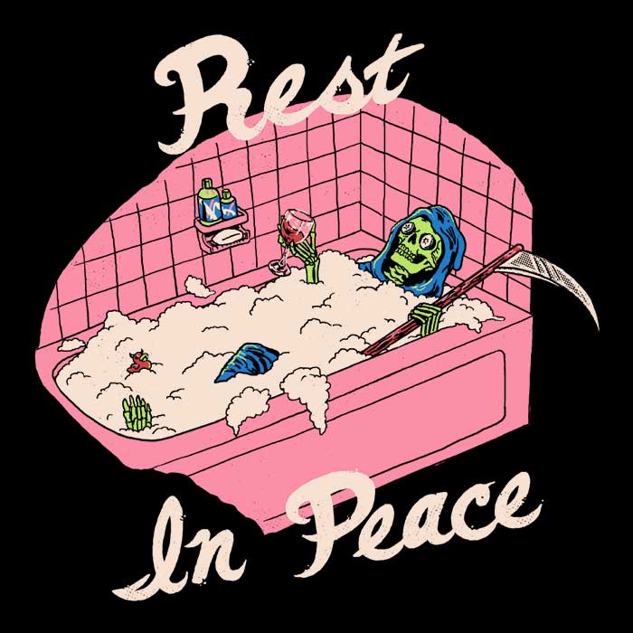 Comforting Fleece Blanket with 'Rest in Peace' Design