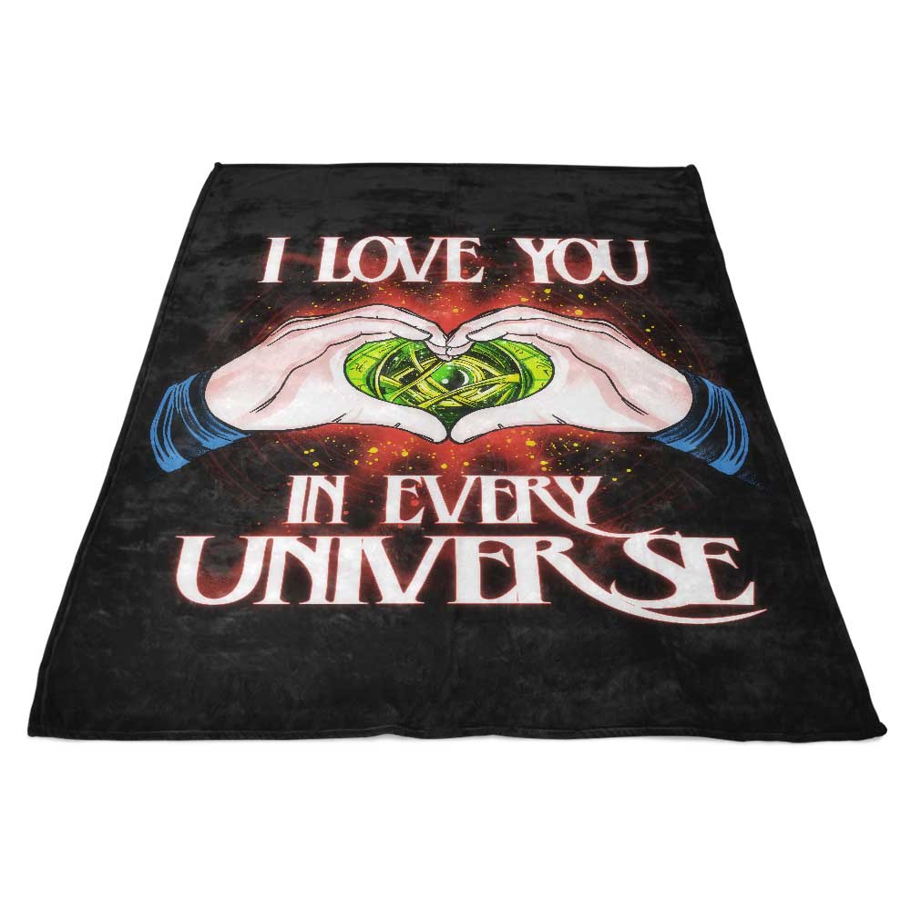 Ultra-Soft Multiversal Love Polyester Fleece Blanket