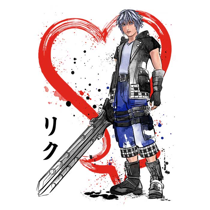 Watercolor Keyblade Wielder Themed Fleece Blanket for Cosy Comfort