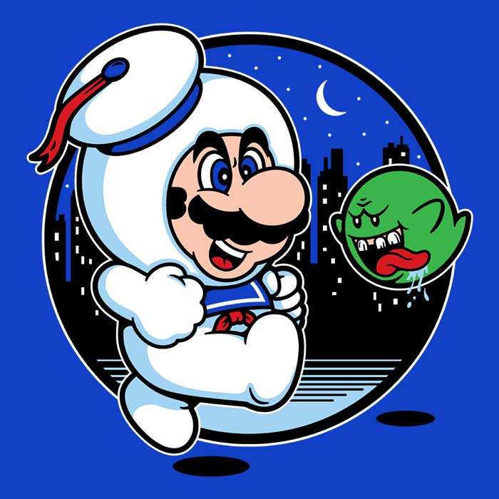 Fleece Blanket Inspired by the Super Marshmallow Bros. Design