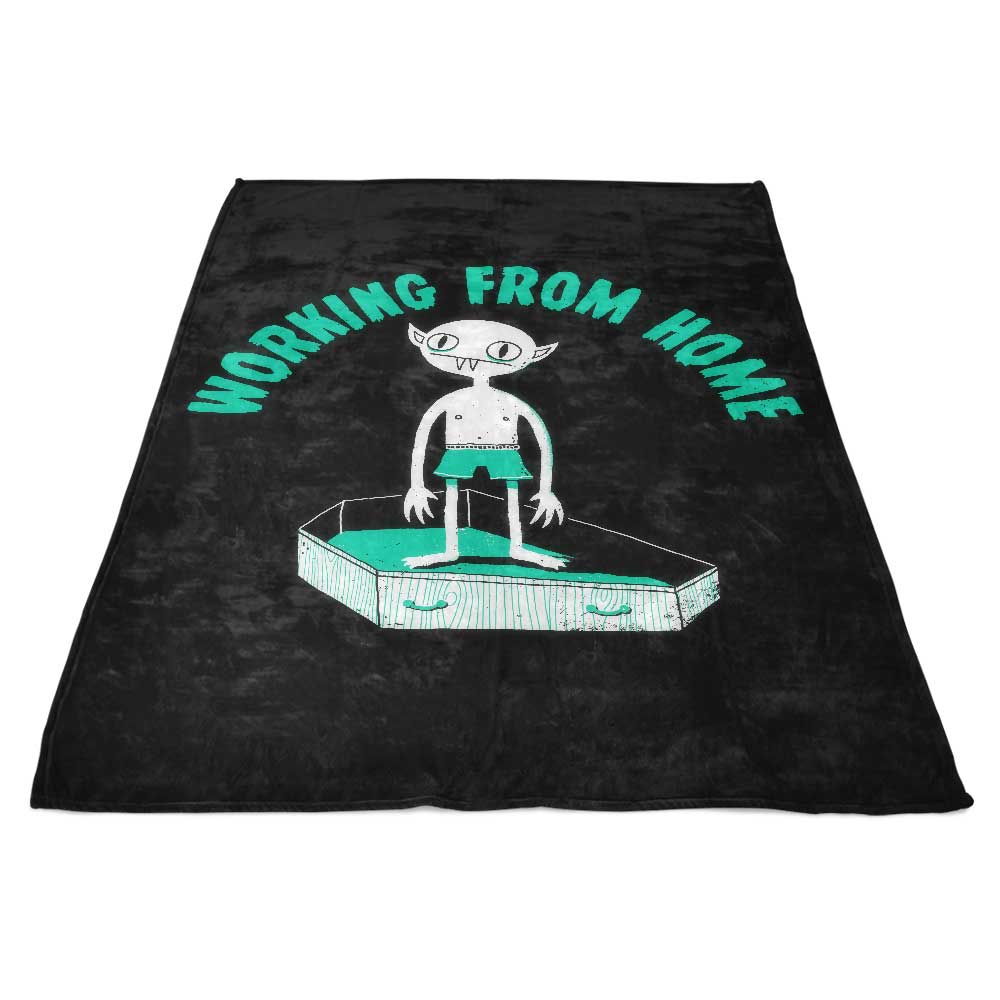 Cozy Fleece Blanket for Working from Home