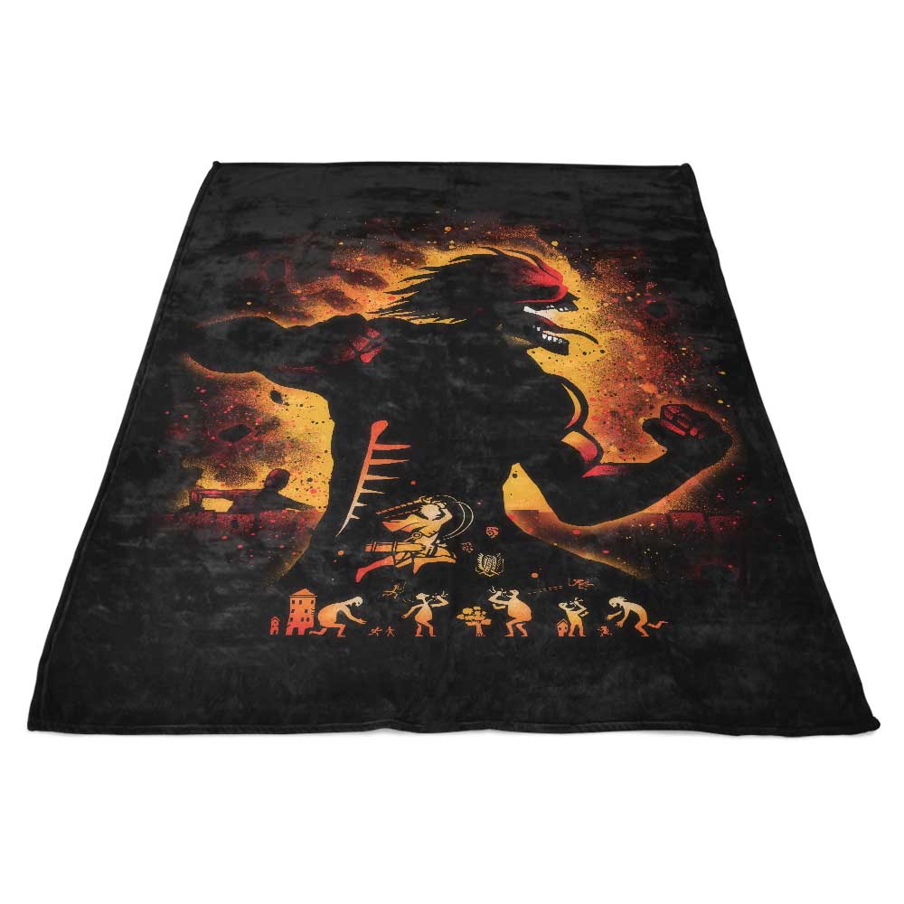 Attack Titan Themed Cozy Fleece Blanket for Ultimate Comfort