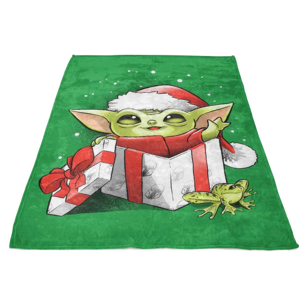 The Enchanting Force of Christmas - Cozy Fleece Blanket for the Holidays