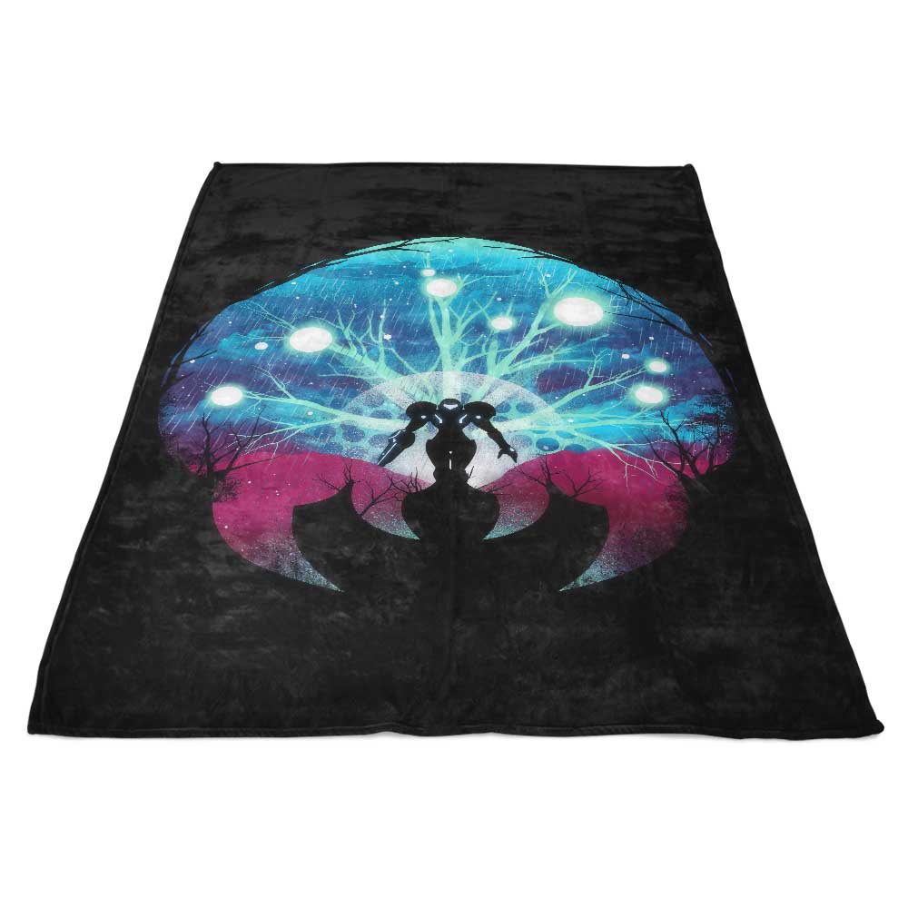 Super Soft Glowing Dread Pattern Fleece Blanket