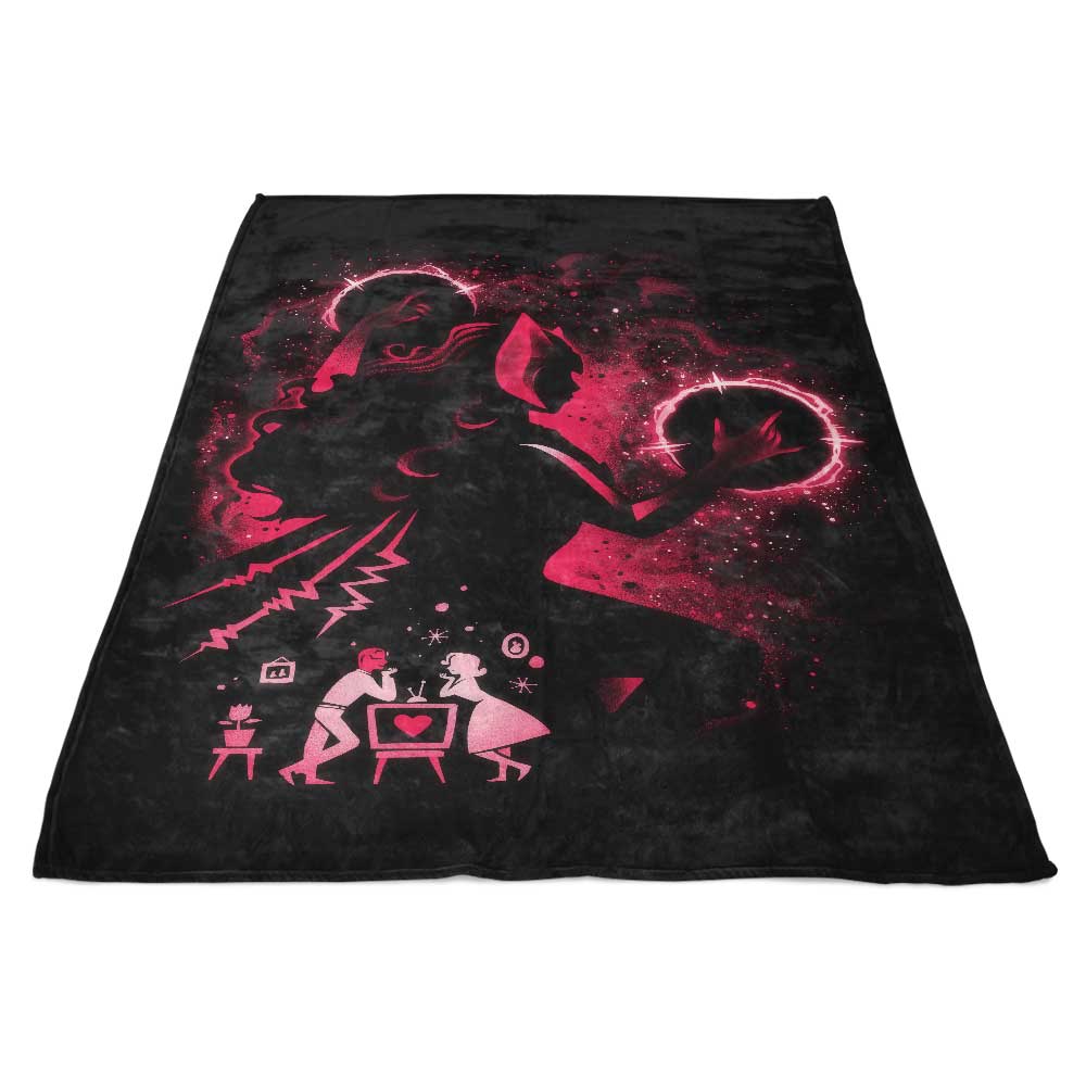 Ultra-Soft 'Witch of Chaos' Polyester Fleece Blanket